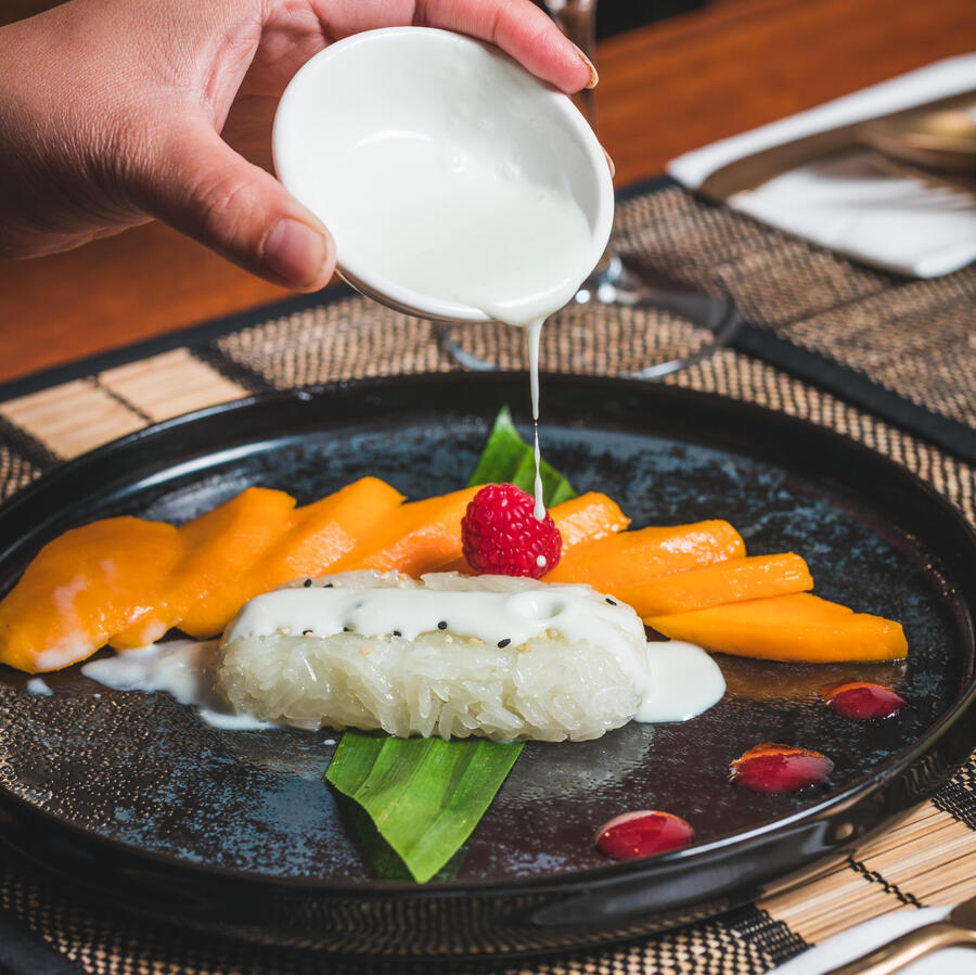 Pâtes de riz sautées natures - Khun Akorn