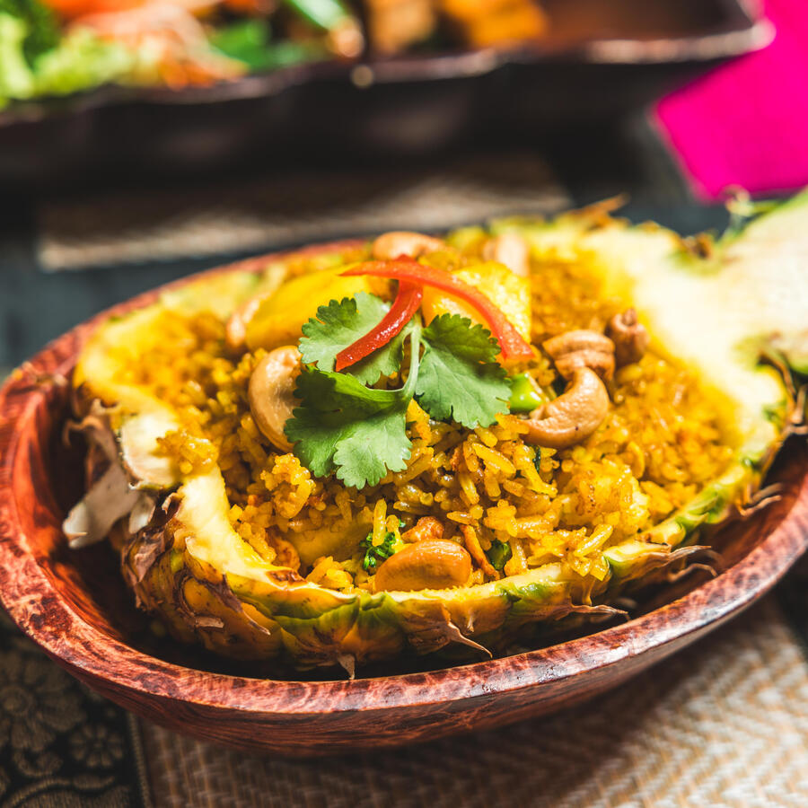 Riz sauté à l'ananas - Khun Akorn