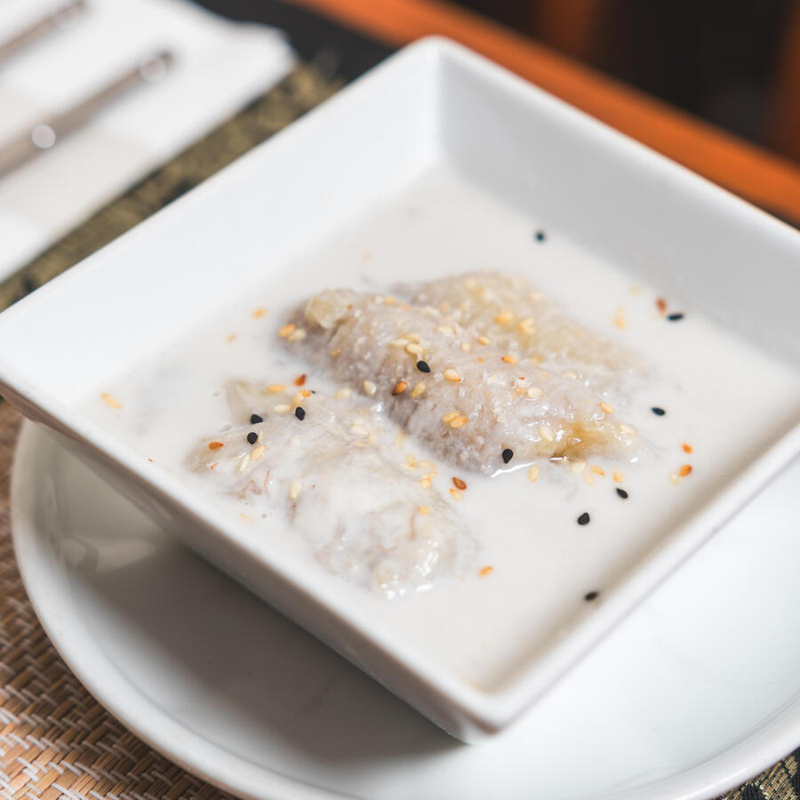 Banane au lait de coco - Khun Akorn